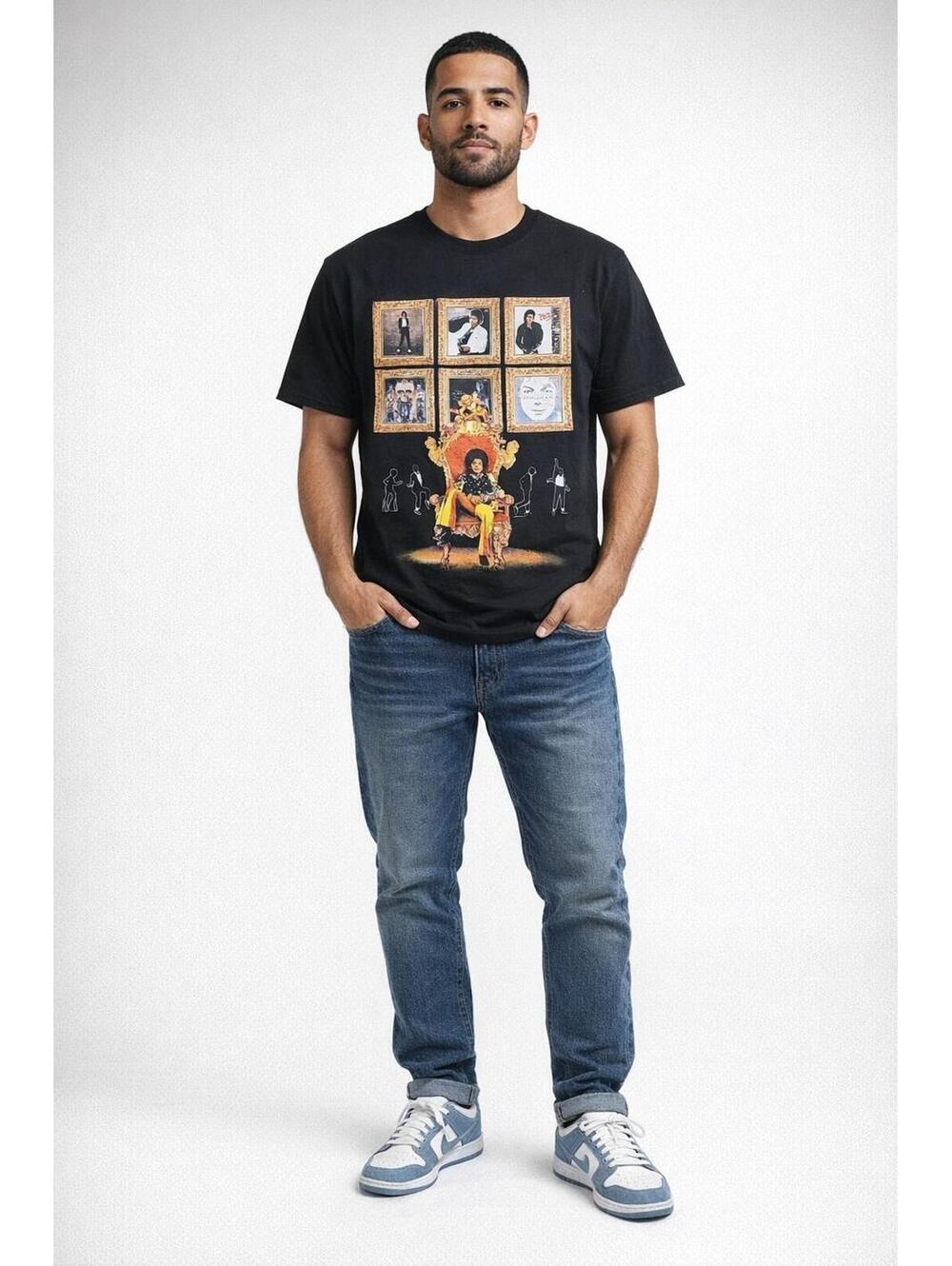 Headgear Classics Michael Jackson King Of Pop Tshirt Size Medium (16)